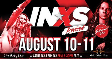 Event Card poster for The Australian INXS Show | Airlie Beach