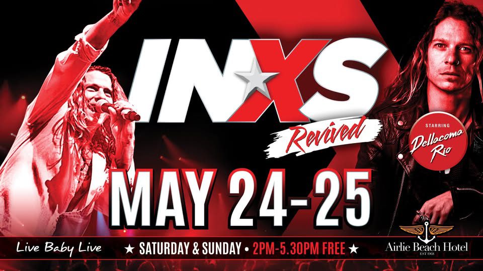 Event Poster for The Australian INXS Show | Airlie Beach | EventsontheHorizon.com