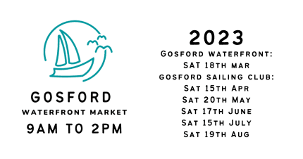 Event Card poster for Gosford Waterfront Market
