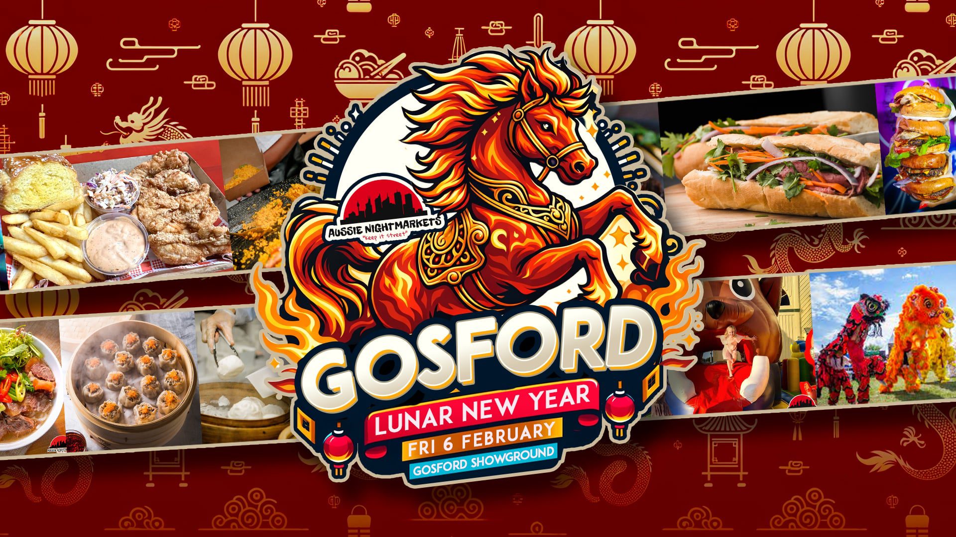 Event Poster for Aussie NightMarkets | Gosford | EventsontheHorizon.com