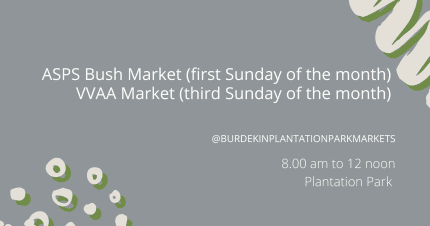 Event Card poster for ASPS Bush Market | Ayr