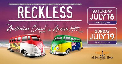 Event Card poster for Reckless – Australian Crawl Tribute | Airlie Beach