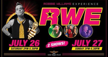 Event Card poster for The Robbie Williams Experience | Airlie Beach