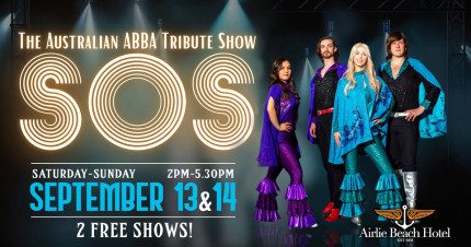 Event Card poster for ‘SOS’ A Tribute To ABBA | Airlie Beach Hotel