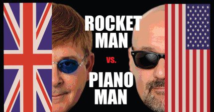 Event Card poster for Rocket Man vs Piano Man @ Lizotte’s Newcastle