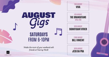 Event Card poster for The Orangutans (Live) @ Harrup Park | Mackay