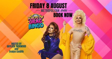 Event Card poster for Drag Bingo @ The Metropolitan Hotel | Mackay