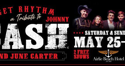 Event Card poster for Get Rhythm – Johnny Cash & June Carter Show | Airlie Beach