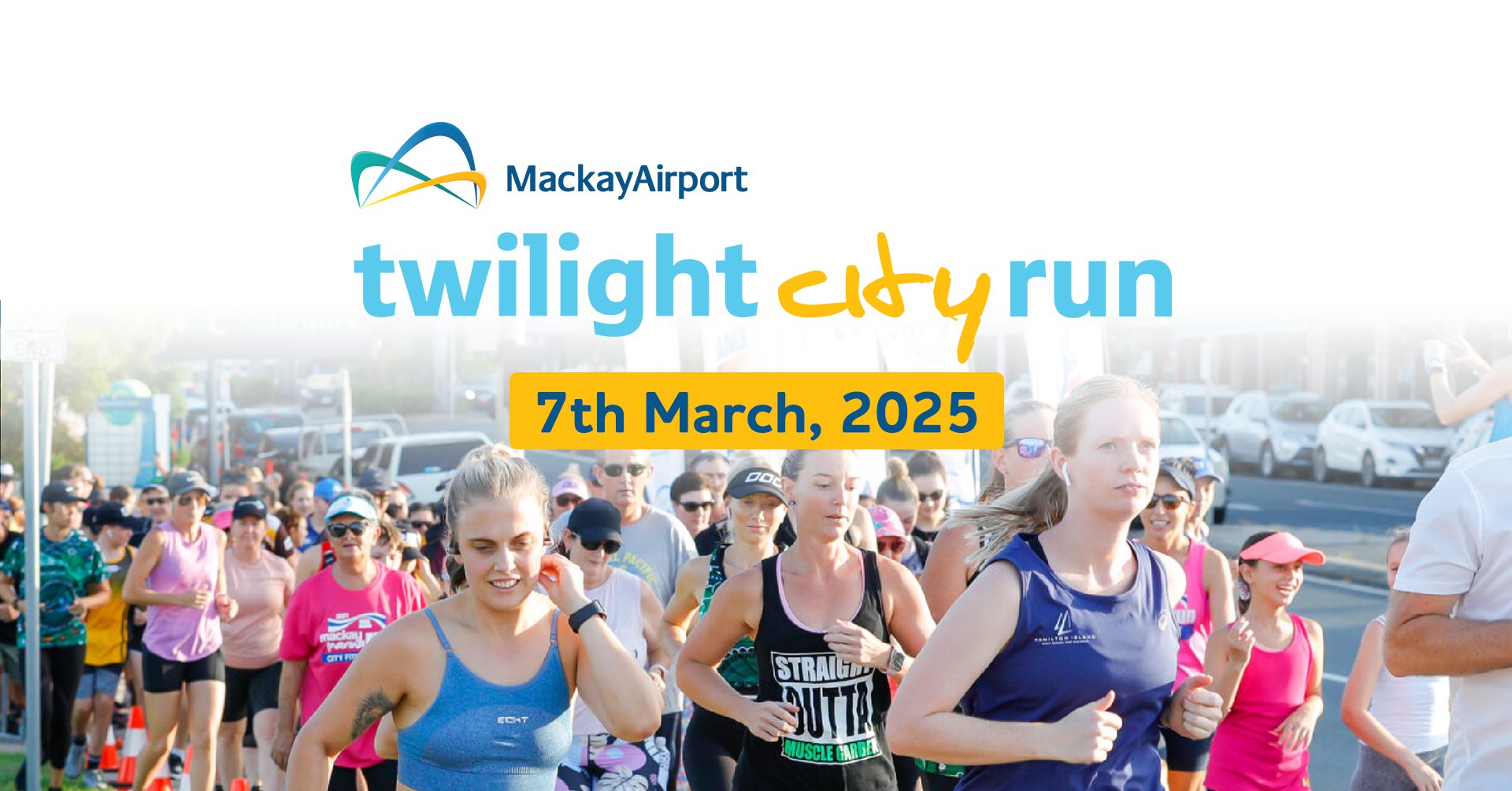 Event Poster for Mackay Airport Twilight City Run | EventsontheHorizon.com
