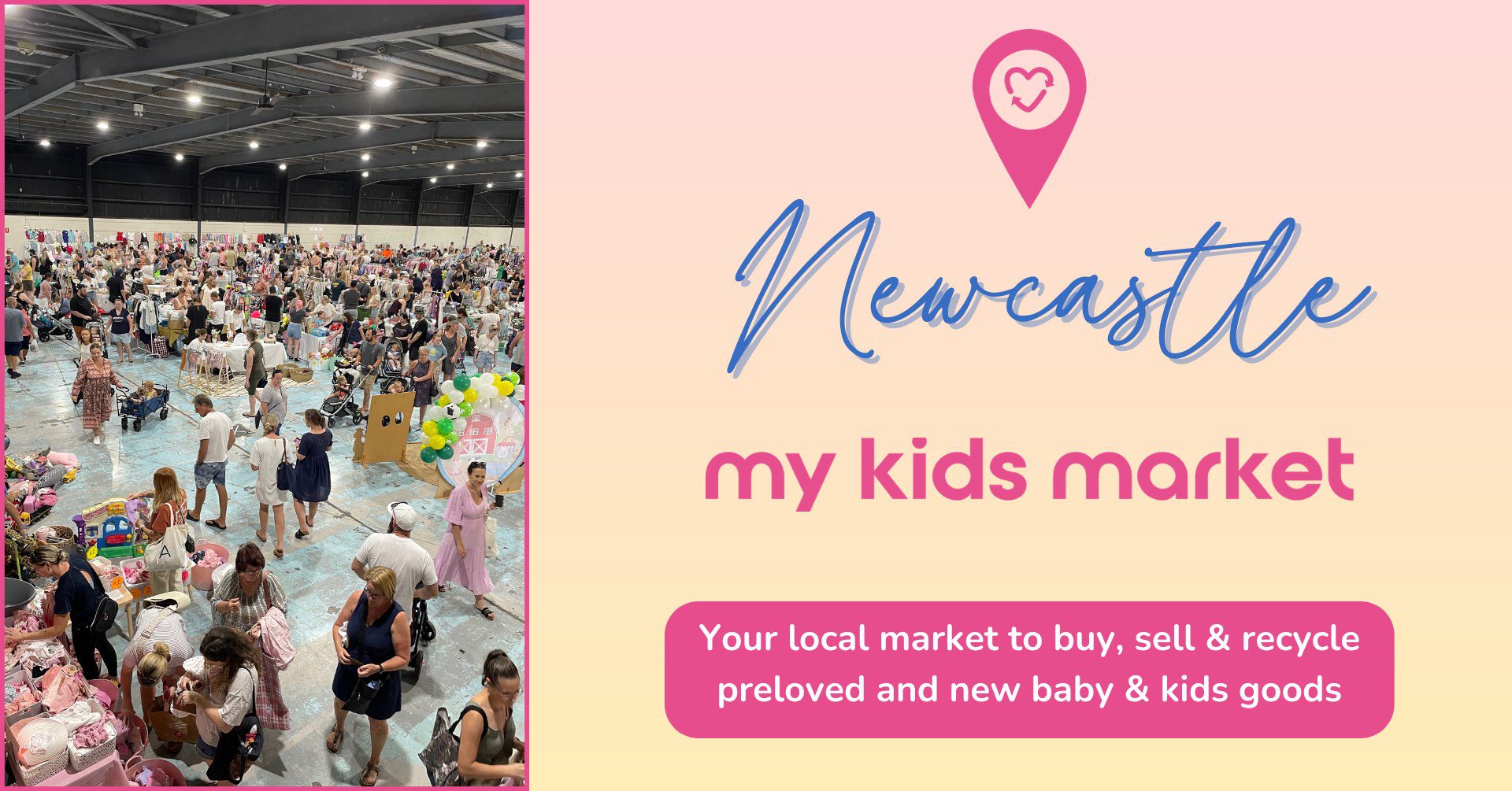 Event Poster for My Kids Market NSW | Newcastle | EventsontheHorizon.com
