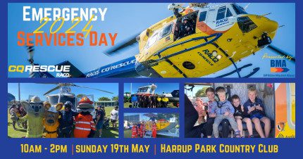 Event Card poster for Emergency Services Day @ Harrup Park | Mackay