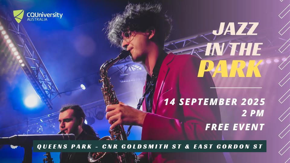 Event Poster for Jazz in the Park | Mackay | EventsontheHorizon.com