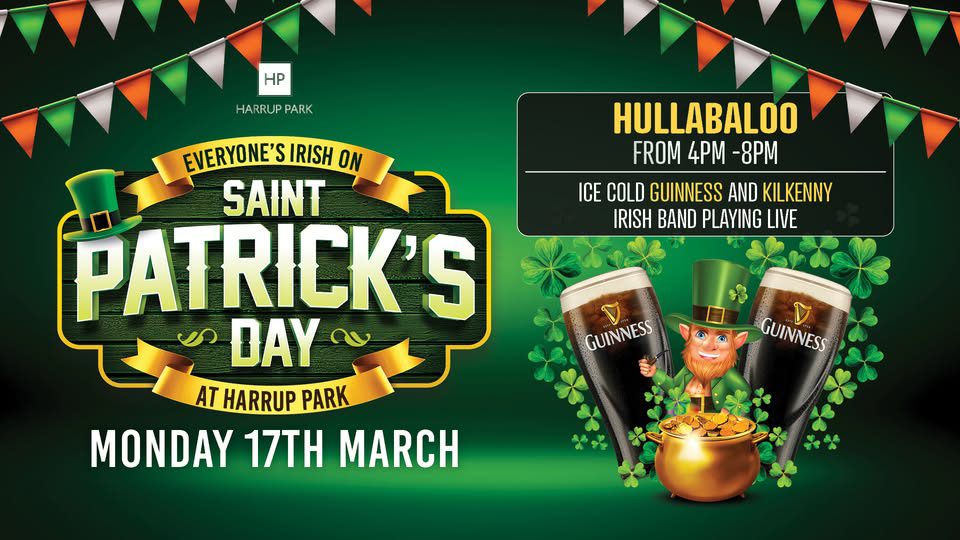 Event Poster for St Patrick’s Day @ Harrup Park | Mackay | EventsontheHorizon.com