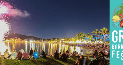 Event Card poster for Fireworks on the Foreshore | Airlie Beach