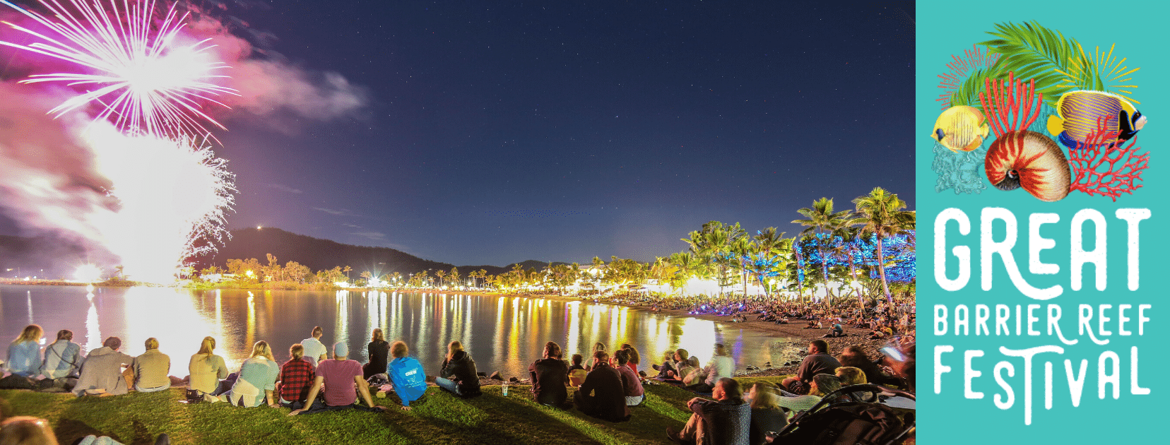 Event Poster for Fireworks on the Foreshore | Airlie Beach | EventsontheHorizon.com