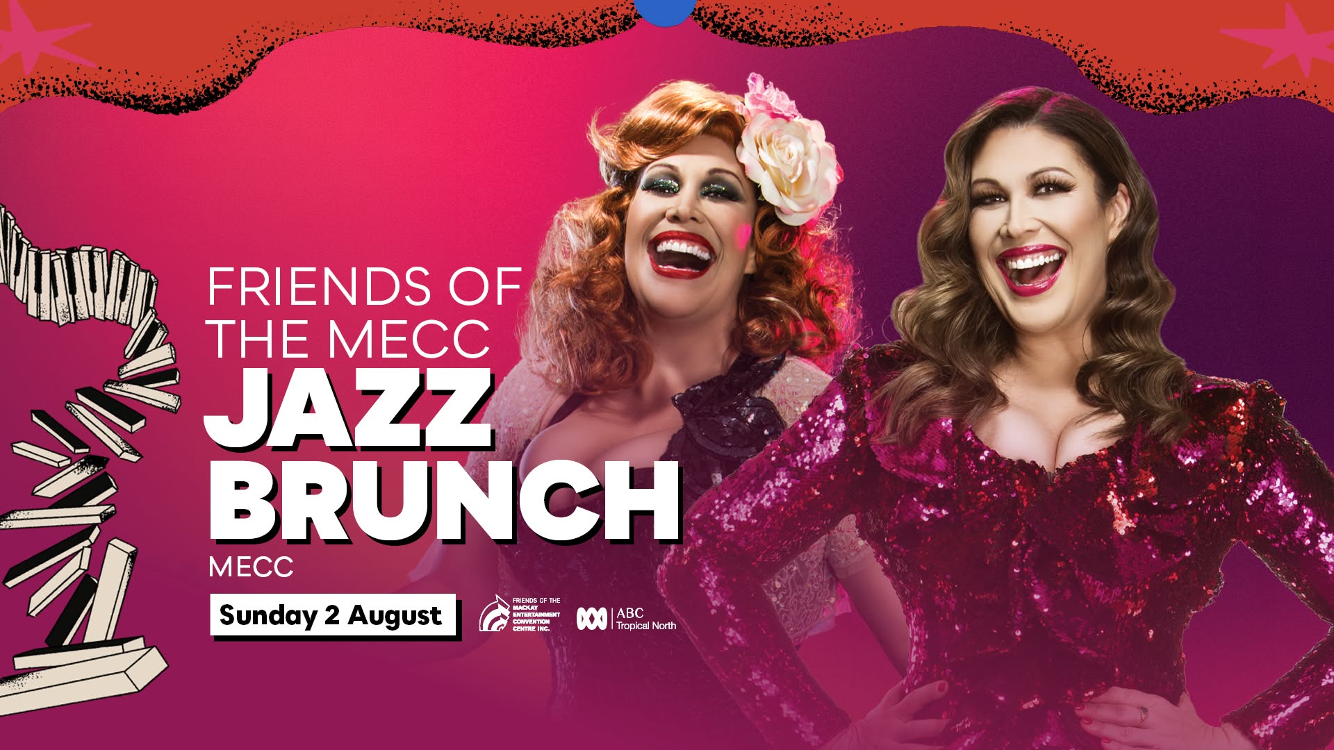 Event Poster for Friends of the MECC Jazz Brunch | Mackay | EventsontheHorizon.com