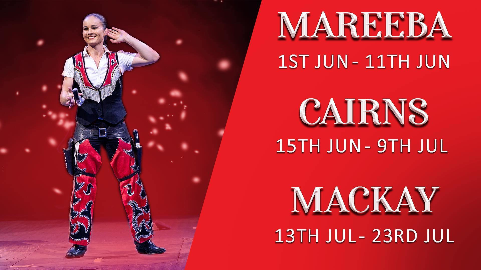 Event Poster for Weber Bros Presents “The Circus” | Mackay | EventsontheHorizon.com
