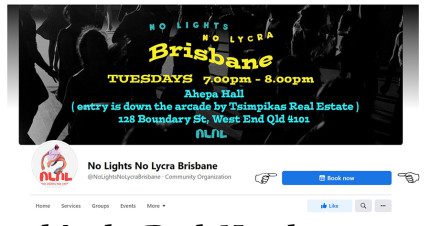 Event Card poster for No Lights No Lycra | Brisbane