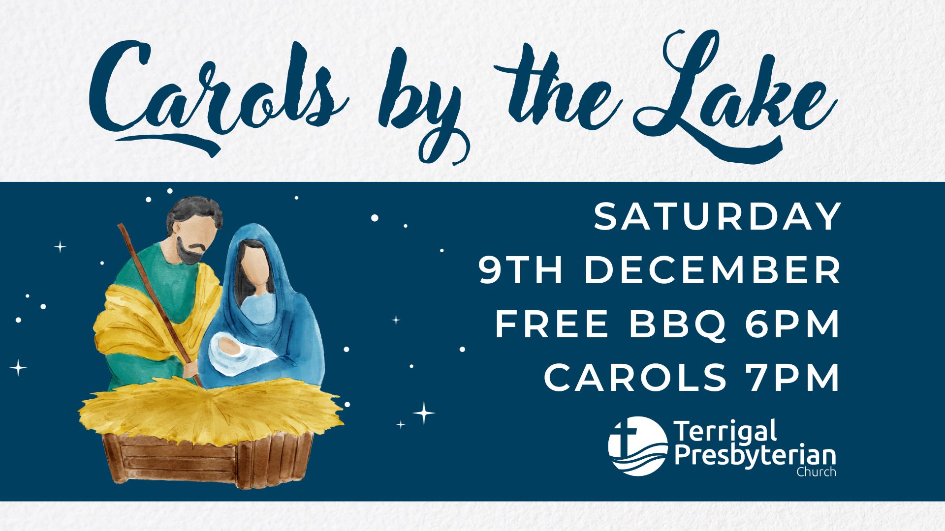 Event Poster for Carols by the Lake | Terrigal | EventsontheHorizon.com