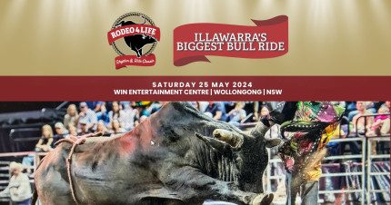 Event Card poster for Rodeo 4 Life 2024 | Wollongong