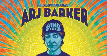 Event Card poster for Arj Barker – The Mind Field | Wollongong