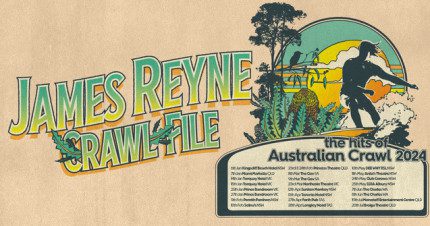 Event Card poster for James Reyne – Crawl File Tour | Wollongong