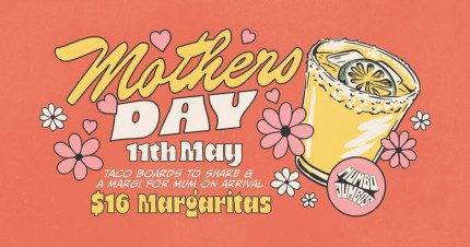 Event Card poster for Mother’s Day @ Mumbo Jumbo’s | Terrigal