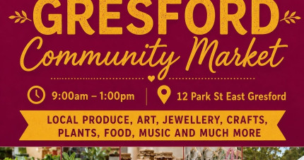 Event Card poster for Gresford Community Market