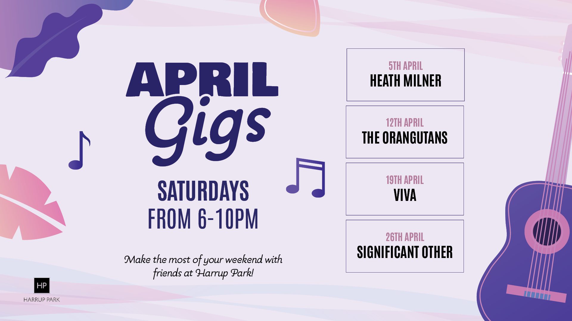 Event Poster for Viva (Live) @ Harrup Park | Mackay | EventsontheHorizon.com