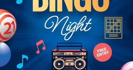 Event Card poster for Music Bingo @ Club Terrigal Bowling Club