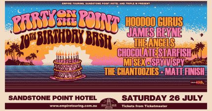 Event Card poster for Party on the Point @ Sandstone Point Hotel