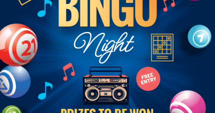 Event Card poster for Music Bingo @ Club Terrigal Bowling Club