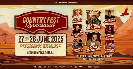 Event Card poster for Country Fest Queensland 2025 | Bloomsbury