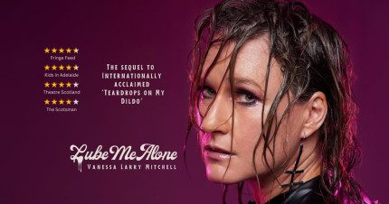 Event Card poster for Lube Me Alone – Vanessa Larry Mitchell | Mackay