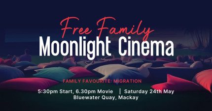 Event Card poster for FREE Family Moonlight Cinema – Migration | Mackay