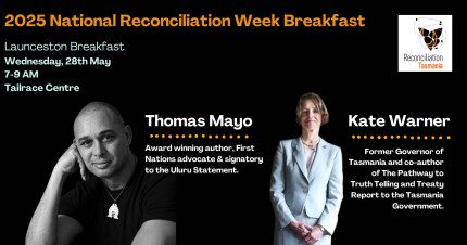 Event Card poster for National Reconciliation Week Breakfast 2025 | Launceston