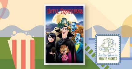 Event Card poster for Airlie Beach Movie Night – Hotel Transylvania