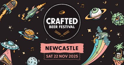 Event Card poster for Crafted Beer Festival Newcastle