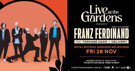 Event Card poster for Live At The Gardens – Franz Ferdinand | Melbourne