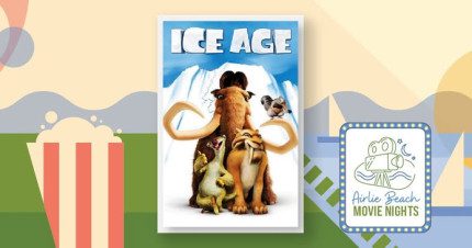 Event Card poster for Airlie Beach Movie Night – Ice Age