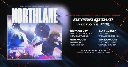 Event Card poster for Northlane – All Over Australia Regional Tour | Newcastle