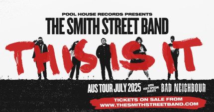 Event Card poster for The Smith Street Band – ‘This Is It’ AUS Tour | Hobart
