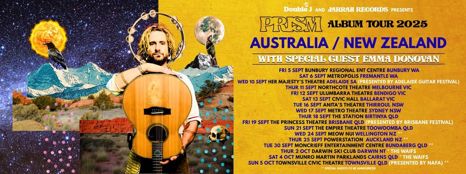 Event Poster for John Butler – Prism Tour | Thirroul | EventsontheHorizon.com