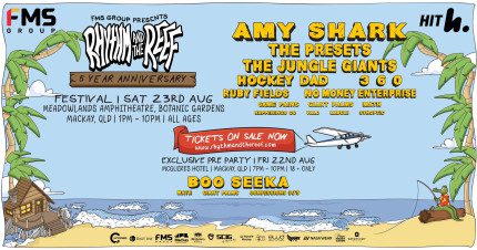 Event Card poster for Rhythm & The Reef 2025 | Mackay