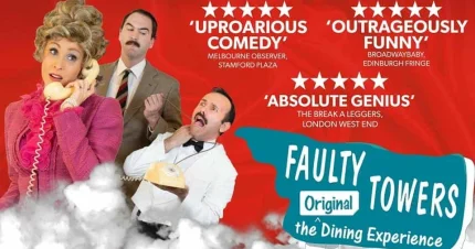 Event Card poster for Faulty Towers – The Dining Experience @ Seabreeze Hotel | Mackay