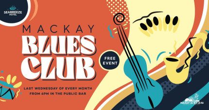 Event Card poster for Mackay Blues Club @ Seabreeze Hotel