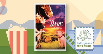 Event Card poster for Airlie Beach Movie Night – Babe