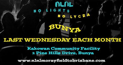 Event Card poster for No Lights No Lycra | Bunya