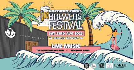 Event Card poster for Northern Rivers Brewers Festival | Townsend