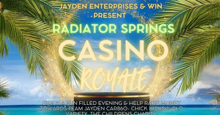 Event Card poster for Radiator Springs Casino Royale | Mackay